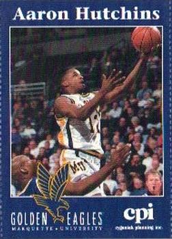 1995-96 Marquette Golden Eagles CPI #NNO Aaron Hutchins Front