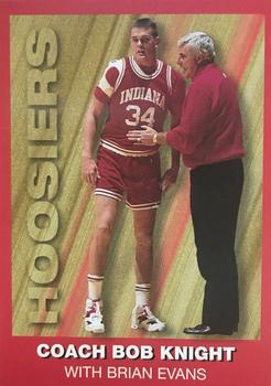 1994-95 Indiana Hoosiers #1 Bobby Knight / Brian Evans Front
