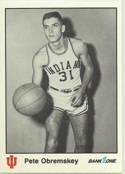 1986-87 Bank One Indiana Hoosiers All-Time Greats of IU Basketball (Series I) #3 Pete Obremskey Front