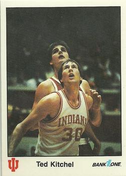 1986-87 Bank One Indiana Hoosiers All-Time Greats of IU Basketball (Series I) #6 Ted Kitchel Front