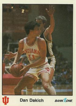 1986-87 Bank One Indiana Hoosiers All-Time Greats of IU Basketball (Series I) #17 Dan Dakich Front