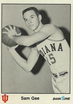 1986-87 Bank One Indiana Hoosiers All-Time Greats of IU Basketball (Series I) #18 Sam Gee Front