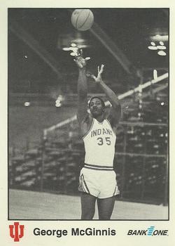 1986-87 Bank One Indiana Hoosiers All-Time Greats of IU Basketball (Series I) #19 George McGinnis Front