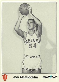 1986-87 Bank One Indiana Hoosiers All-Time Greats of IU Basketball (Series I) #21 Jon McGlocklin Front
