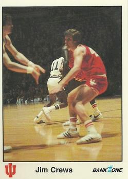1986-87 Bank One Indiana Hoosiers All-Time Greats of IU Basketball (Series I) #24 Jim Crews Front