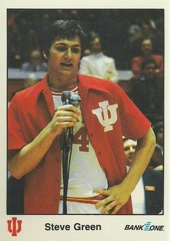 1986-87 Bank One Indiana Hoosiers All-Time Greats of IU Basketball (Series I) #38 Steve Green Front