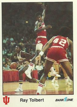 1986-87 Bank One Indiana Hoosiers All-Time Greats of IU Basketball (Series II) #6 Ray Tolbert Front