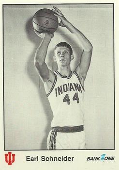 1986-87 Bank One Indiana Hoosiers All-Time Greats of IU Basketball (Series II) #8 Earl Schneider Front