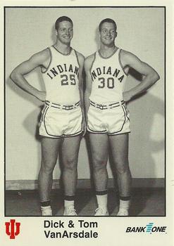 1986-87 Bank One Indiana Hoosiers All-Time Greats of IU Basketball (Series II) #14 Tom Van Arsdale / Dick Van Arsdale Front