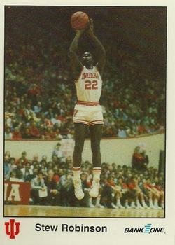 1986-87 Bank One Indiana Hoosiers All-Time Greats of IU Basketball (Series II) #18 Stew Robinson Front