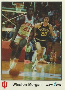 1986-87 Bank One Indiana Hoosiers All-Time Greats of IU Basketball (Series II) #23 Winston Morgan Front