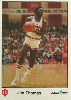 1986-87 Bank One Indiana Hoosiers All-Time Greats of IU Basketball (Series II) #25 Jim Thomas Front