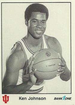 1986-87 Bank One Indiana Hoosiers All-Time Greats of IU Basketball (Series II) #41 Ken Johnson Front