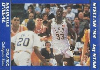 1992-93 Star Stellar #92 Shaquille O'Neal Front