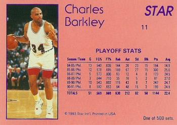 1992-93 Star Nova #11 Charles Barkley Back