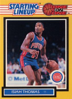 1989 Kenner Starting Lineup Cards One on One #4120026020 Isiah Thomas Front