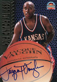1997-98 Score Board Autographed - 1997 1st Round Picks Silver #NNO Jacque Vaughn Front