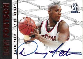 1997-98 Score Board Autographed - 1997 Rookies Silver #NNO Danny Fortson Front