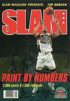 1997-98 Score Board Autographed - Slam Dunk Tim Duncan #SD4 Tim Duncan Front