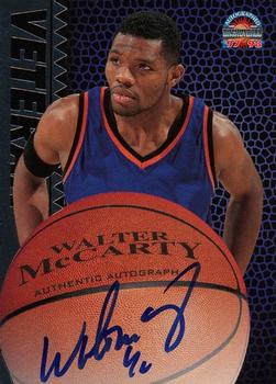1997-98 Score Board Autographed - Veterans Silver #NNO Walter McCarty Front