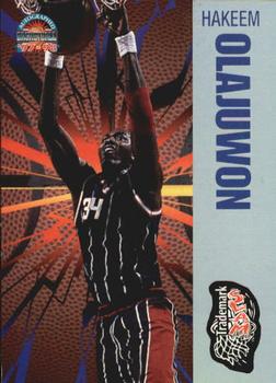1997-98 Score Board Autographed - Trademark Slam #TS7 Hakeem Olajuwon Front