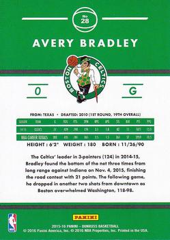 2015-16 Donruss #28 Avery Bradley Back