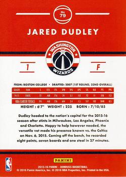 2015-16 Donruss #79 Jared Dudley Back