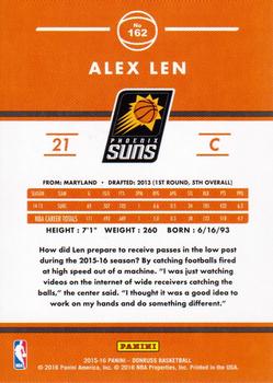 2015-16 Donruss #162 Alex Len Back