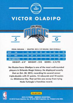 2015-16 Donruss #187 Victor Oladipo Back