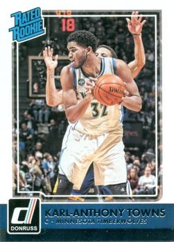 2015-16 Donruss #208 Karl-Anthony Towns Front