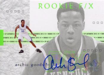 2013-14 SP Authentic - 2001-02 SP Rookie F/X Autographs #93 Archie Goodwin Front