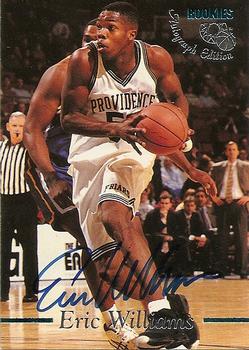1995 Classic Rookies - Autograph Edition Autographs #NNO Eric Williams Front