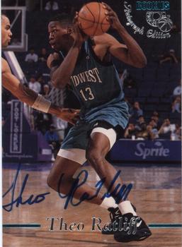 1995 Classic Rookies - Autograph Edition Autographs #NNO Theo Ratliff Front