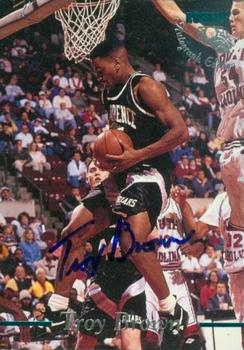 1995 Classic Rookies - Autograph Edition Autographs #NNO Troy Brown Front