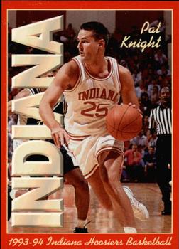 1993-94 Indiana Hoosiers #9 Pat Knight Front
