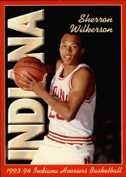 1993-94 Indiana Hoosiers #13 Sherron Wilkerson Front