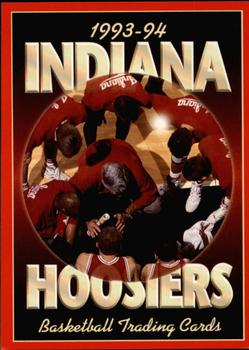 1993-94 Indiana Hoosiers #18 Title Card Front