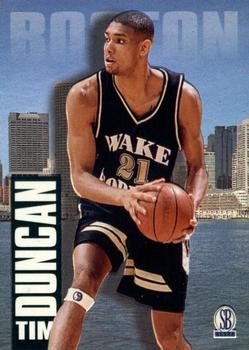 1997 Score Board Draft Day #1C Tim Duncan Front