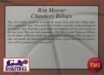 1997 Genuine Article - Teammates #TM5 Ron Mercer / Chauncey Billups Back