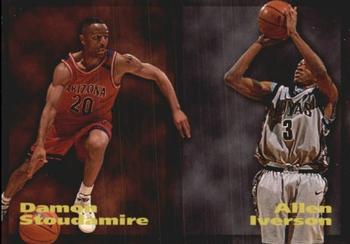 1997 Genuine Article - Rookie of the Year #ROY5 Damon Stoudamire / Allen Iverson Front