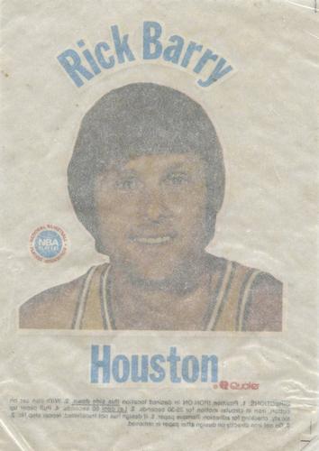 1979-80 Quaker Iron-Ons #NNO Rick Barry Front
