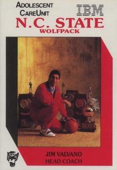 1988-89 NC State Wolfpack #NNO Jim Valvano Front