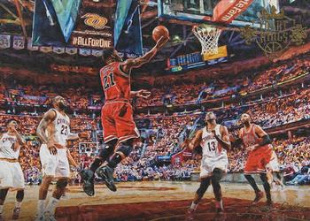 2015-16 Panini Court Kings - 5x7 Box Topper Panoramics #25 Jimmy Butler Front