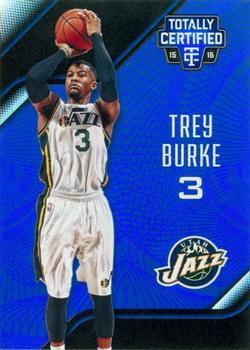 2015-16 Panini Totally Certified - Mirror Blue #46 Trey Burke Front