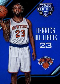 2015-16 Panini Totally Certified - Mirror Blue #62 Derrick Williams Front
