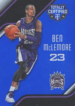 2015-16 Panini Totally Certified - Mirror Blue #128 Ben McLemore Front