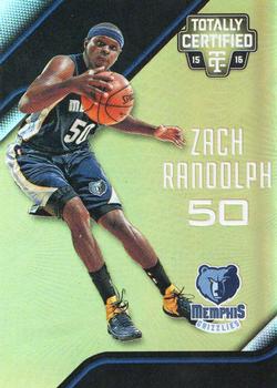 2015-16 Panini Totally Certified - Mirror Gold #146 Zach Randolph Front