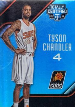 2015-16 Panini Totally Certified - Mirror Holo Blue #86 Tyson Chandler Front