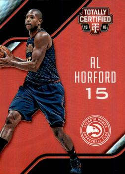 2015-16 Panini Totally Certified - Mirror Red #18 Al Horford Front