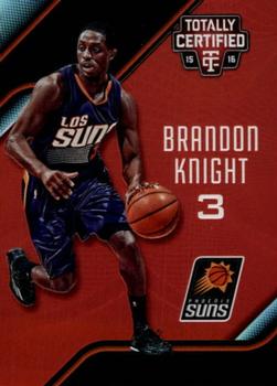 2015-16 Panini Totally Certified - Mirror Red #20 Brandon Knight Front